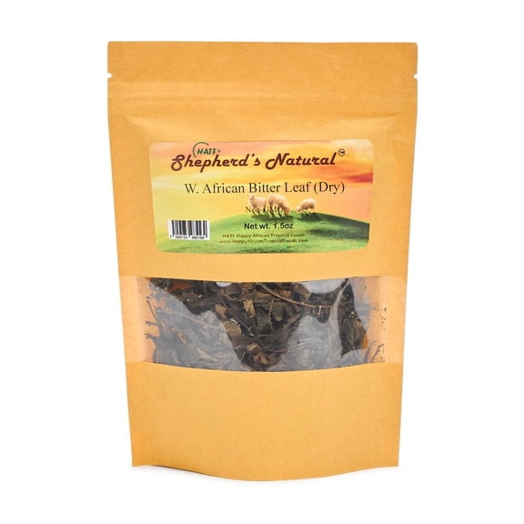 HATF'S SHEPHERD'S NATURAL Dried Bitter Leaves Non-GMO 1.5 oz