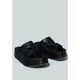 thumbnail image 1 of HATHAWAY Slip-On Platform Sandal in Black, 1 of 6