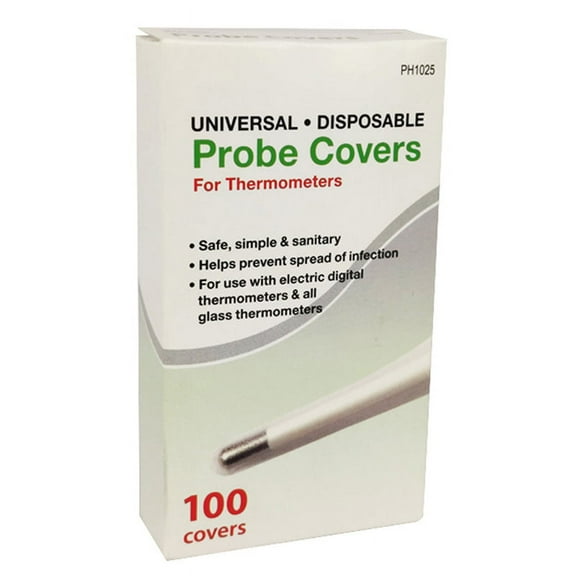 HATISS 100Pcs/set Digital Thermometer Probe Cover Disposable Protector Electronic Cover