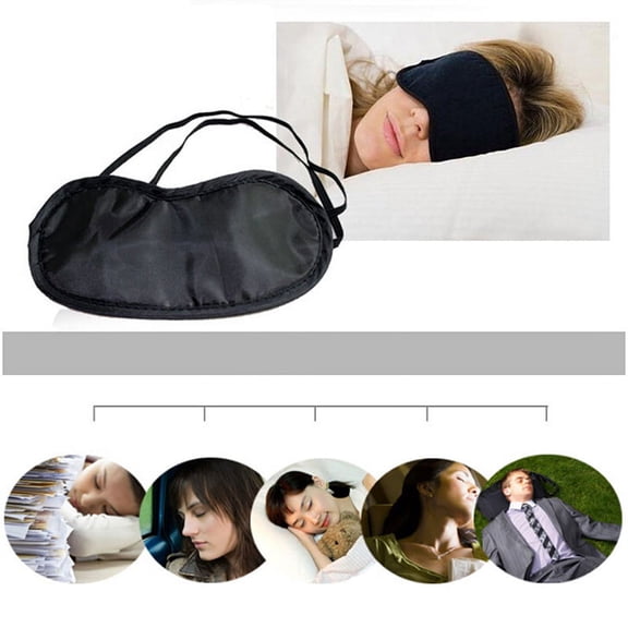 HATISS 10Pcs Eye Mask Soft Padded Travel Night Sleeping Blindfold Sleep Aid Shade Cover