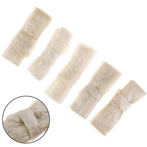 HATISS 1PCS Dry Sheep Casing Natural Sheep Sausage Cover,Sausage Skin 2.6 M 28-30mm