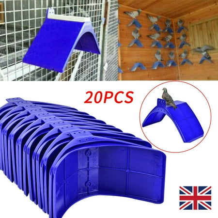 HATISS 20PCS V Pigeon Bird Pet Roost Bird Equipment Racing Pigeon Stand Rest Stand