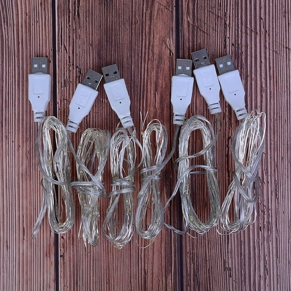 HATISS 2M 20Led 3M 30Led Usb Operated Mini Led Copper Wire String Fairy Lights Led