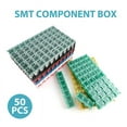 thumbnail image 1 of HATISS 50 Pcs/Set SMD SMT Electronic Component Container Mini Storage Boxes kit, 1 of 4