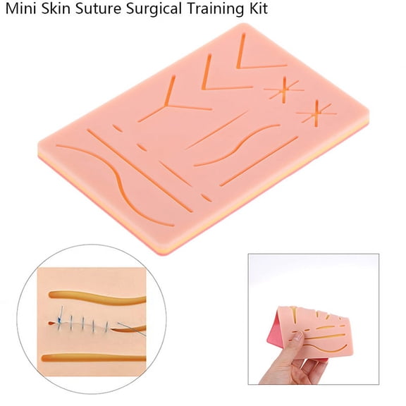 HATISS Mini Silicone Skins Pad Suture Incision Surgical Traumatic Simulation Training