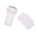 thumbnail image 1 of HATISS Pure Clear Jelly Silicone Nail Art Stamper Scraper Nail Stamp Stamping Tool, 1 of 8