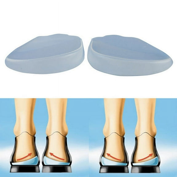 HATISS Silicone Gel Forefoot Orthotic Arch Support Massaging Insoles Insert Cushion SS
