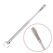 HATISS Stainless Steel Spring Spiral Ear Pick Spoon Wax Removal Cleaner Tool Spoon