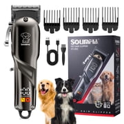HATTEKER HT-852 Pet Hair Clipper Quiet Dog Grooming Trimmer Adjustable USB Cordless