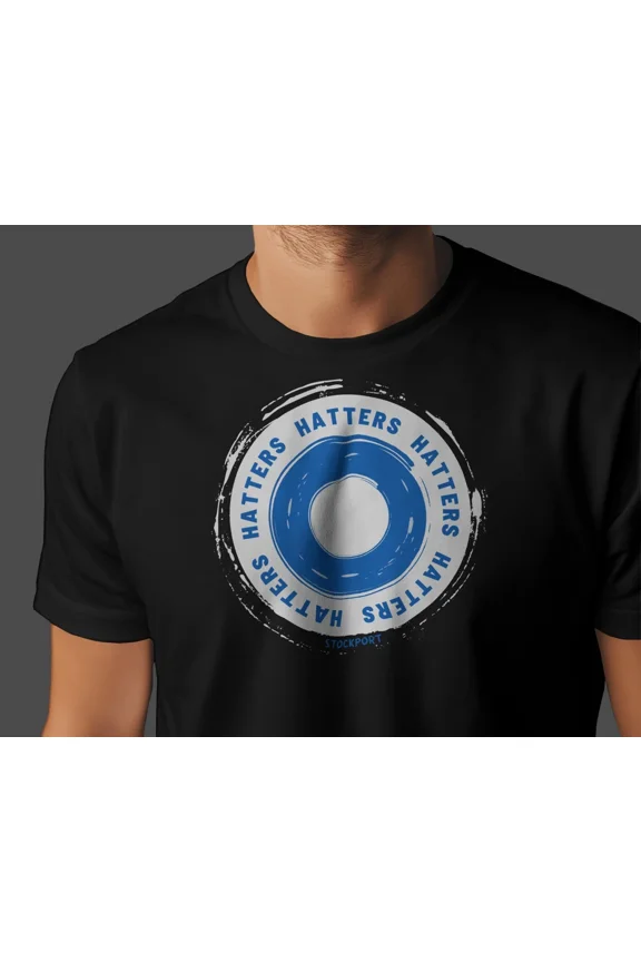 HATTERS Roundel T-Shirt | Stockport Edgeley Park Greater Manchester Volunteer