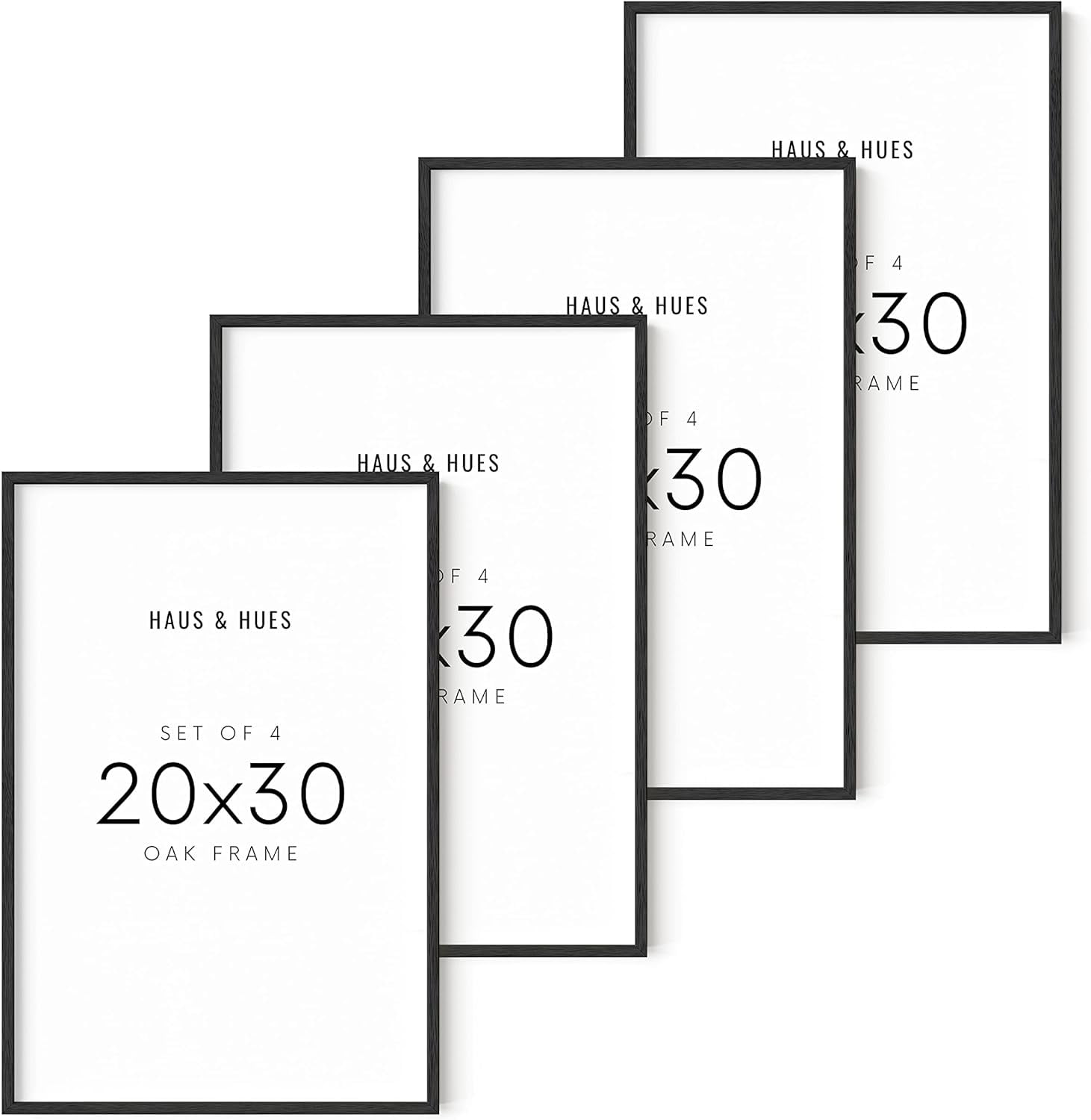 HAUS AND HUES 20x30 Picture Frames Set of 4, Poster Frames 20x30