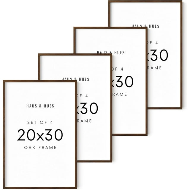 HAUS AND HUES 20x30 Picture Frames Set of 4 Poster Frames 20x30