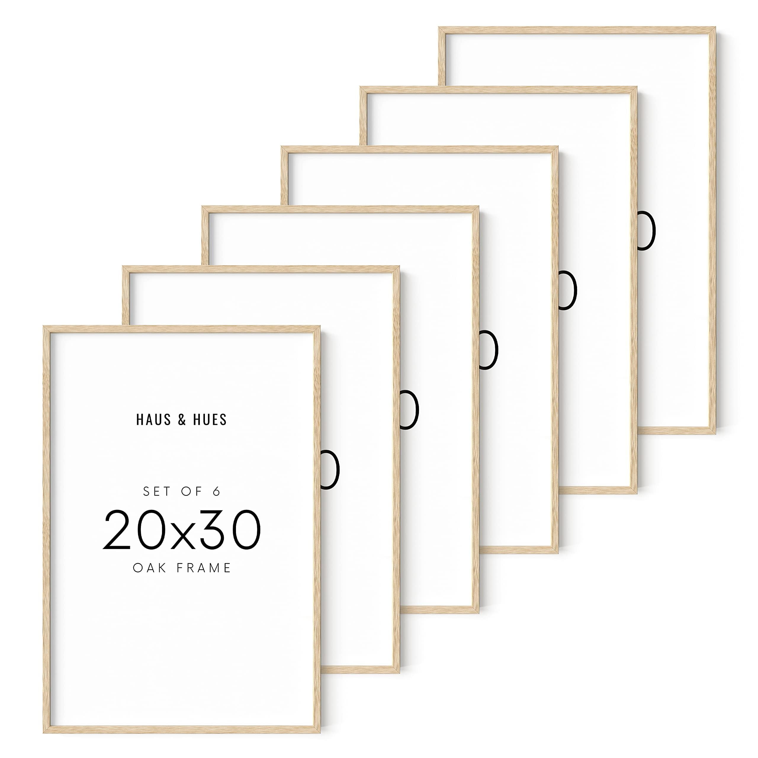 HAUS AND HUES 20x30 Picture Frames Set of 6, Poster Frames 20x30