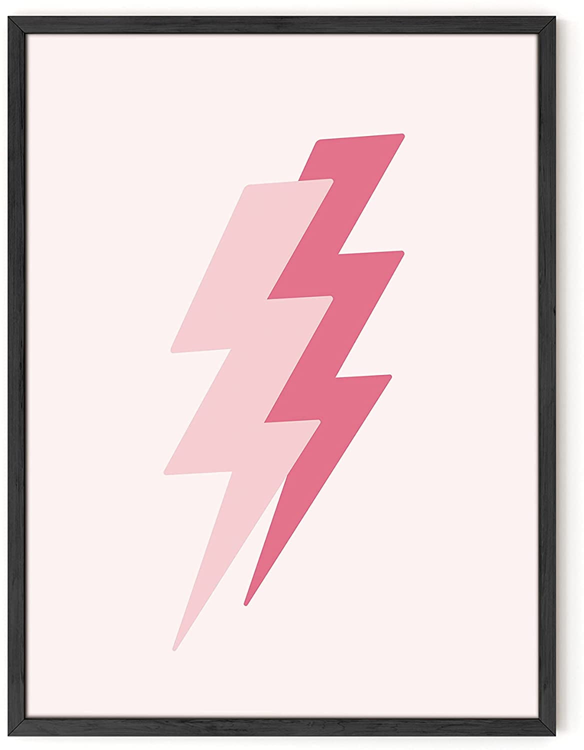 HAUS AND HUES Framed Pink Wall Art, Blush Pink Posters For Room