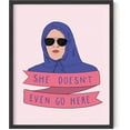 thumbnail image 1 of HAUS AND HUES Mean Girls Poster - Pink Wall Art Mean Girls Quotes Preppy Wall Art Pink Posters Pink Posters for Room Aesthetic Cute Preppy Room Decor Light Pink Pictures (Framed Black 16" x 20"), 1 of 1