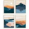 thumbnail image 1 of HAUS AND HUES Nature Wall Art Prints Landscape Mountain Decor Mid-Century Wall Art | Modern Wall Decor Mountain Wall Art | Mountain Art Wall Décor, 1 of 6