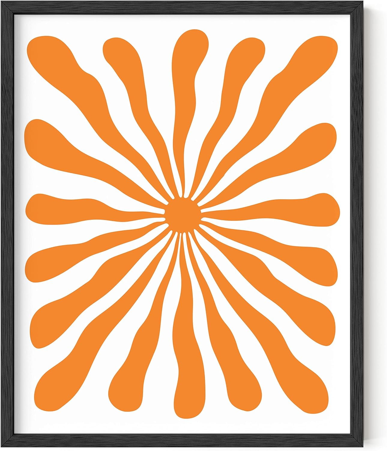 HAUS AND HUES Orange Pictures for Wall - Orange Poster Hippie Print ...