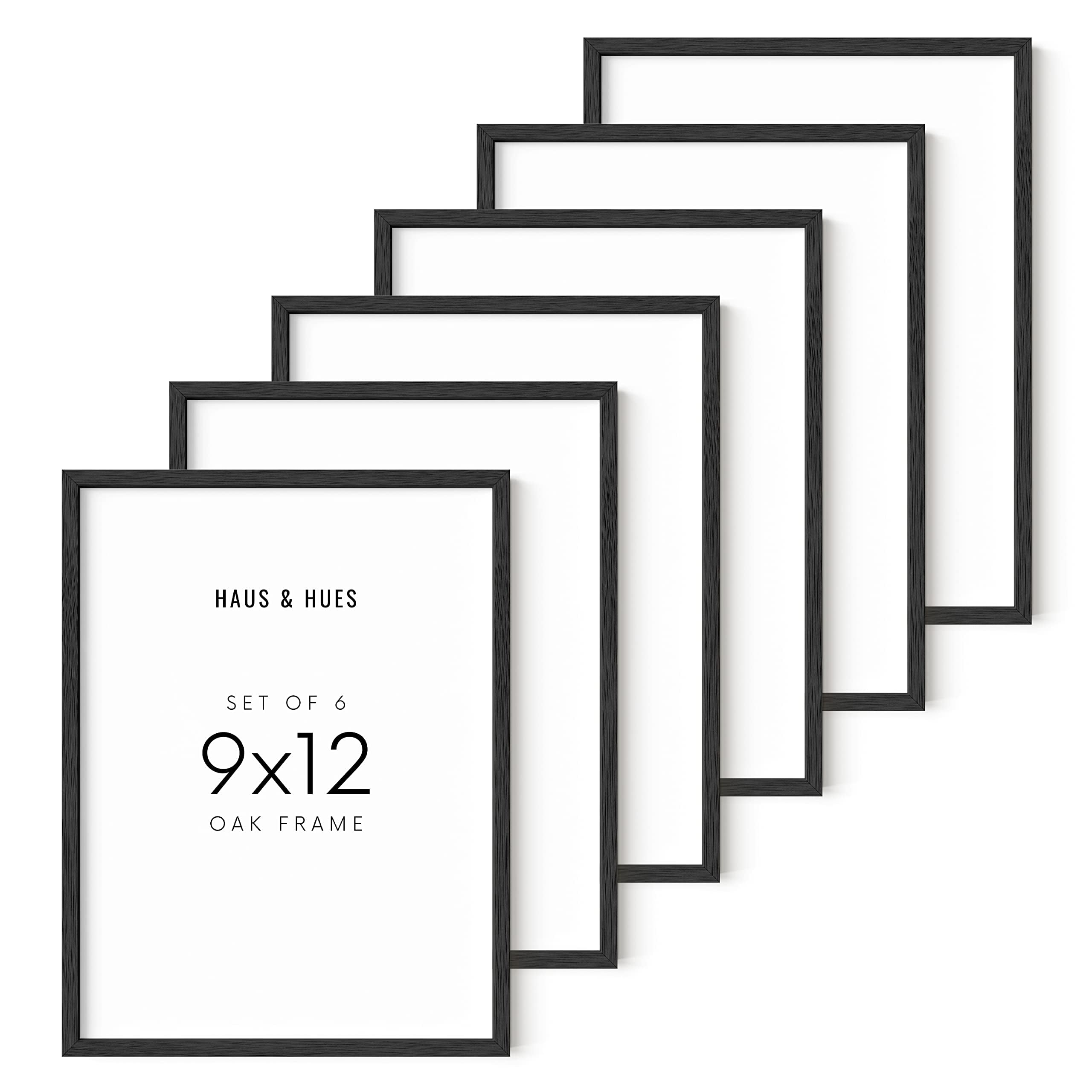 HAUS AND HUES Set of 6 9x12 Picture Frame 9 x 12 Picture Frame