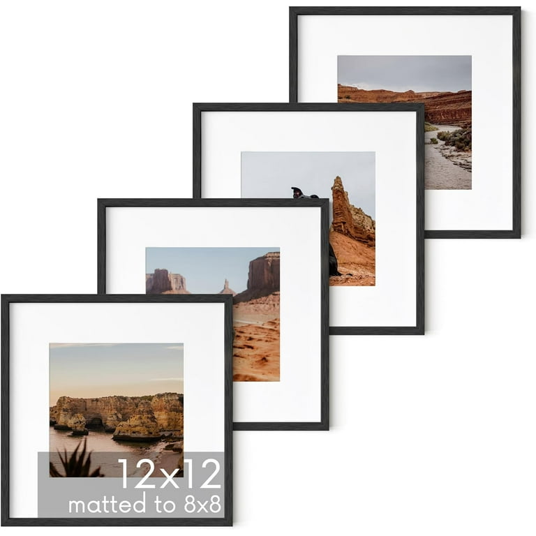 Haus and Hues 8x8 Frames square Frames White Picture Frames, 8x8