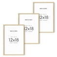 thumbnail image 1 of HAUS AND HUES Standalone Beige Oak Frame Set of 3-12x18, 1 of 6