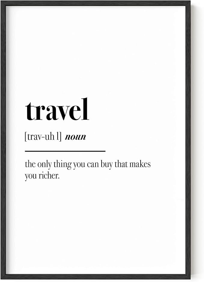 HAUS AND HUES Travel Wall Decor Travel Posters Wanderlust Wall Decor ...