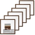 thumbnail image 1 of HAUS AND HUES Walnut Square Frames Set of 6-8x8, 1 of 6