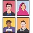 thumbnail image 1 of HAUS AND HUES Women Empowerment Wall Art - Feminist Poster, Inspirational Framed Wall Art, Feminist Wall Art, Wall Decorations For Bedroom Women, Activist Decor, Feminism Art (Black Framed, 16x20), 1 of 6
