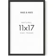 thumbnail image 1 of HAUS AND HUES 11x17 Picture Frame - Black Picture Frames 11x17 Natural Wood Frames, Black Frames Picture Frame 11x17 Wooden Frames, Black Poster Frames 11x17 Wood Picture Frames (Black Oak Frame), 1 of 6