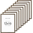 thumbnail image 1 of HAUS AND HUES 12x16 Picture Frame Set of 9 - Walnut Oak Wood Picture Frame for 12x16 Print - Natural Wood Frame for Wall Decor - Includes Sawtooth Hangers for Easy Display (Walnut Oak Frame), 1 of 6