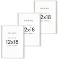 thumbnail image 1 of HAUS AND HUES 12x18 Picture Frames For Wall - Set Of 3 Poster Frames 12x18, Picture Frames 12x18, Poster Frame Set Of 3, 12x18 Frames, Frames 12 X 18, Photo Frames 12x18 (White Frame), 1 of 6