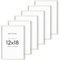 thumbnail image 1 of HAUS AND HUES 12x18 Picture Frames for Wall - Set of 6, Poster Frames 12x18, Picture Frames 12x18, 12x18 wall Frames Collage Set, 12 x 18 Wood Picture Frames (White Frame), 1 of 6