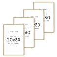 thumbnail image 1 of HAUS AND HUES 20x30 Gold Metal Picture Frames - Features Premium Aluminum, Vertical & Horizontal Hang, Shatterproof Plexiglass - Perfect for Home, Room, Office (20x30 in, Gold, Set of 4), 1 of 6