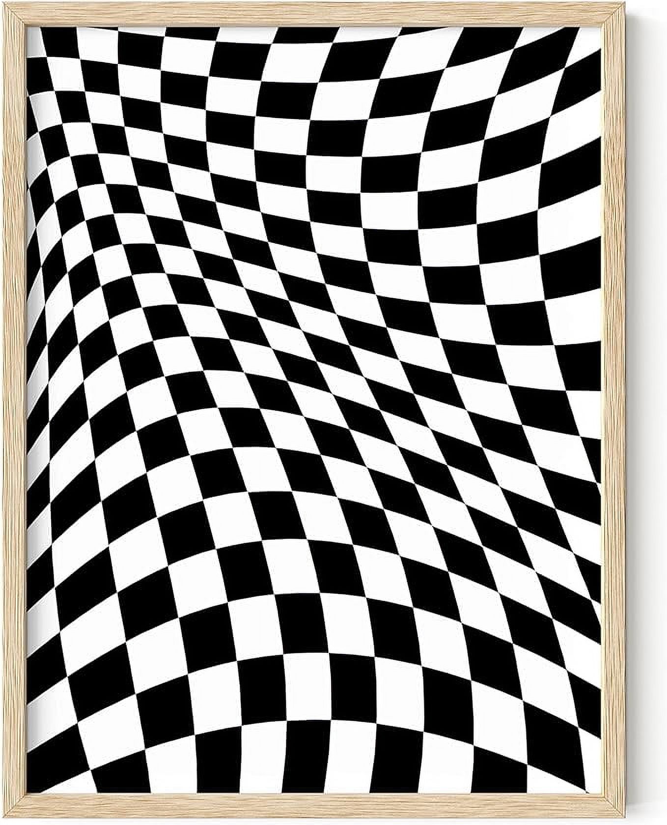HAUS AND HUES 80s Room Decor Aesthetic Checkerboard Poster 90s Posters ...