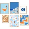 thumbnail image 1 of HAUS AND HUES Beach Posters Gallery Wall Art Set of 6 - Ocean Poster, Beach Scene Wall Art, Beach Posters for Walls, Travel Posters, Posters of Beach Scenes, Tropical Posters and Prints (Unframed), 1 of 6