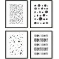 thumbnail image 1 of HAUS AND HUES Black and White Abstract Wall Art Abstract Wall Art Black and White Art Artwork for Walls | Black and White Wall Art for Living Room Wall Decor (11"x14", Black Framed), 1 of 1