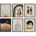 thumbnail image 1 of HAUS AND HUES Boho Prints Neutral Wall Art - Set of 6 Boho Art Prints Mid Century Modern Wall Art | Boho Prints Wall Art Boho Home Decor Boho Prints for Wall Boho Wall Decor (8x10 Unframed), 1 of 6