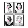 thumbnail image 1 of HAUS AND HUES Celebrity Wall Art Pop Art Wall Decor - Set of 4 Fashion Wall Art | Audrey Hepburn Poster, Marilyn Monroe Wall Art, Grace Kelly Poster, Elizabeth Taylor Pop Art Posters UNFRAMED 8"x10", 1 of 6