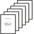 thumbnail image 1 of HAUS AND HUES Certificate Frames 8.5 x 11 Multi Pack - Set of 6 Black Picture Frames 8.5 x 11, Picture Frames Collage Wall Decor, Art 8.5 x 11 Frame, Wooden Picture Frames Pack of 6 (Black Oak Frames), 1 of 6