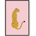 thumbnail image 1 of HAUS AND HUES Cheetah Print Wall Decor Pink Poster | Pink Posters for Room Aesthetic Blush Pink Wall Decor Cheetah, Wall Decor Pink Cheetah Print | UNFRAMED 24”x 36”, 1 of 6