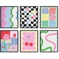 thumbnail image 1 of HAUS AND HUES Danish Pastel Posters - Set of 6 Pastel Pink Poster, Colorful Pastel Pictures for Wall, Cute Posters for Room Aesthetic, Trendy Dorm Posters for College Girls (Unframed 8x10), 1 of 6
