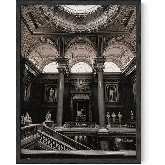 HAUS AND HUES Dark Academia Aesthetic Room Decor Light Academia Aesthetic Room Decor Aesthetic Wall Art Bedroom Dark Academia Room Decor Aesthetic Posters for Room UNFRAMED 12"x16"