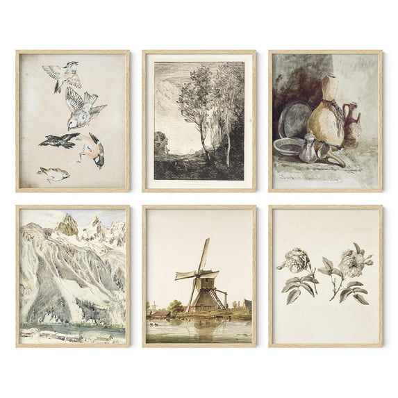 HAUS AND HUES Farmhouse Bedroom Wall Decor - Rustic Decor Wall Art, Farmhouse Bedroom Wall Decor, Southwestern Decor Wall Art, Framed Wall Art For Living Room, Vintage Wall Art, (11x14, Beige Framed)