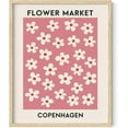 thumbnail image 1 of HAUS AND HUES Flower Market Poster, Flower Prints Wall Art, Danish Pastel Posters, Danish Pastel Wall Decor, Pastel Flowers Wall Poster, Flowers Wall Art, Flower (16" x 20" Framed Beige), 1 of 6
