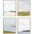 thumbnail image 1 of HAUS AND HUES Framed Landscape Wall Art - Set of 6 Nature Poster, Oil Painting Framed Art, Scenic Wall Poster, Country Side Wall Art, Farmhouse Wall Prints, Mountain Wall Art (11x14, Framed Beige), 1 of 6