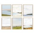 thumbnail image 1 of HAUS AND HUES Framed Landscape Wall Art - Set of 6 Nature Wall Prints, Oil Painting Framed Art, Scenic Wall Poster, Country Side Wall Art, Farmhouse Wall Prints, Mountain Art (16x20, Framed Beige), 1 of 6