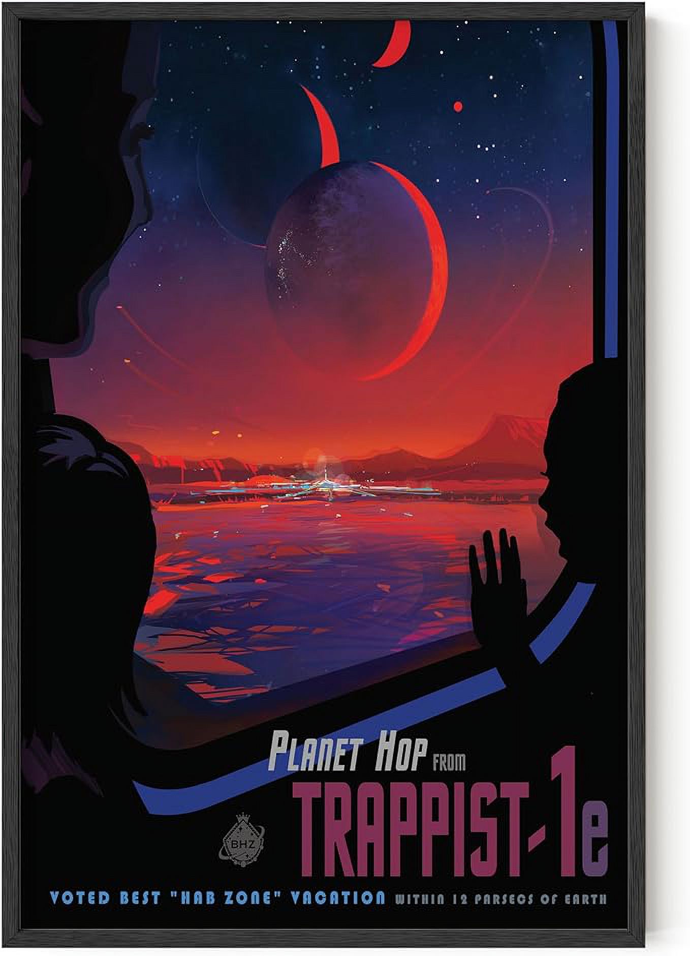 HAUS AND HUES Futurism Art Poster - Space Posters, NASA Posters, Retro ...