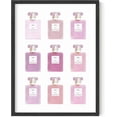 thumbnail image 1 of HAUS AND HUES Glam Wall Art Eau De Parfum Blush Pink Wall Decor Fashion Wall Art for Women Pink Wall Art for Bedroom Vanity Room Wall Art Pink Posters & Glam Decor For Wall UNFRAMED 12” x 16”, 1 of 4