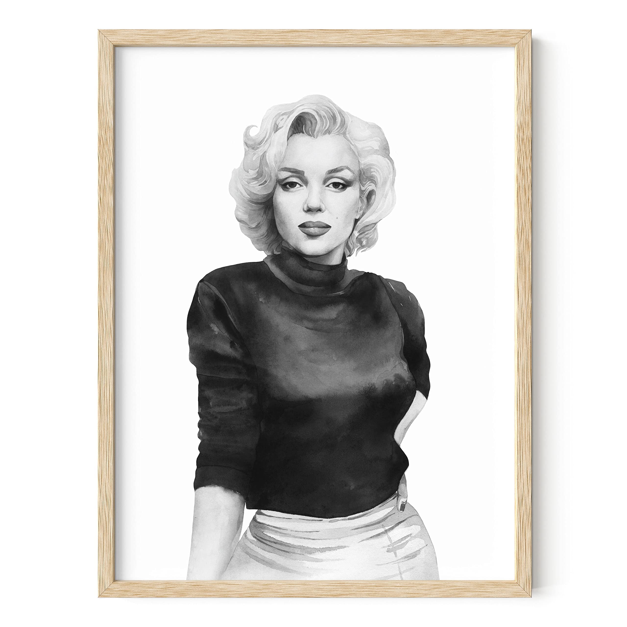 HAUS AND HUES Iconic Woman Posters Famous Woman Wall Art Black and ...