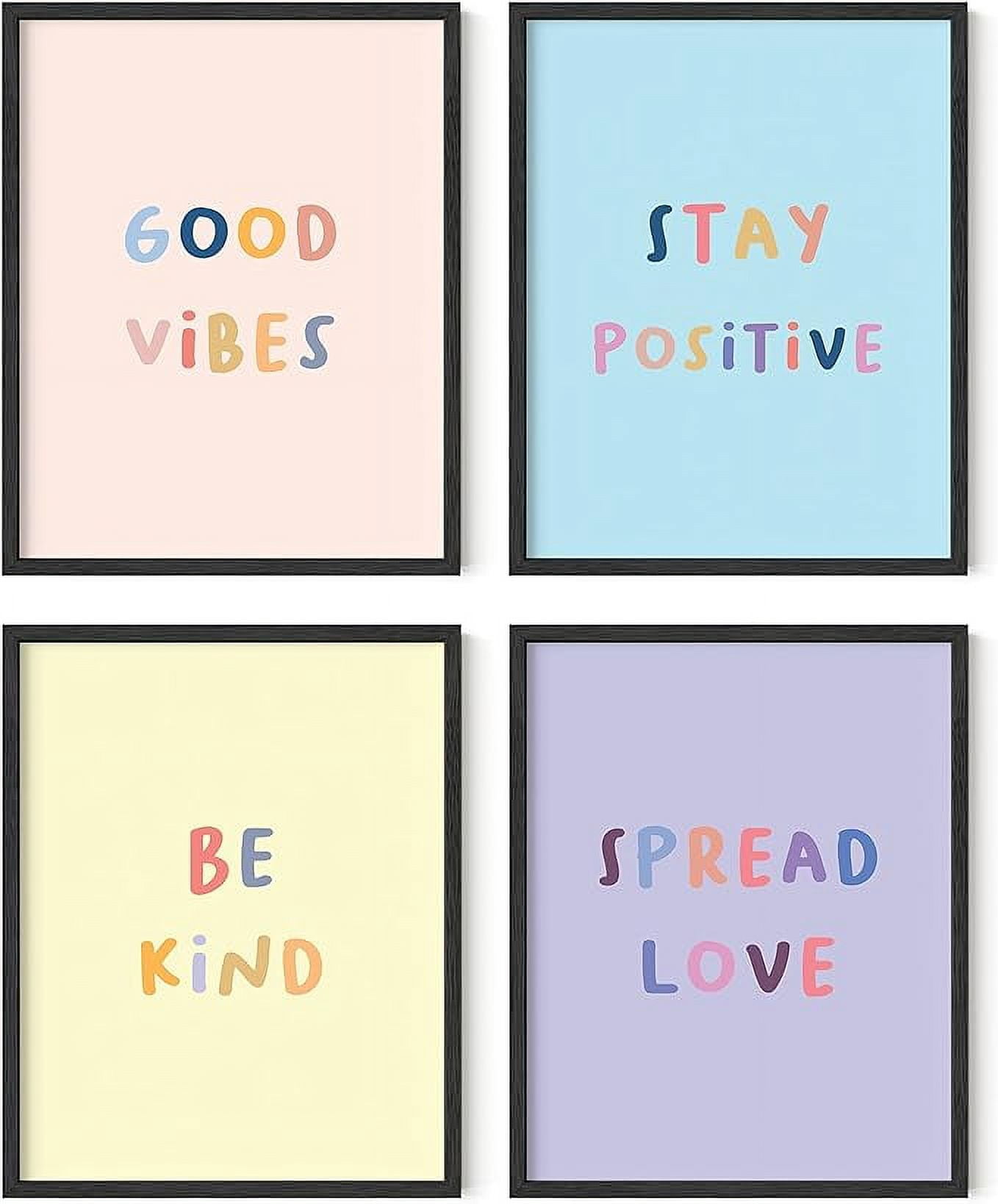 HAUS AND HUES Inspirational Wall Art Print Quotes - Set of 4 ...