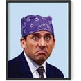 thumbnail image 1 of HAUS AND HUES Michael Scott The Office Poster The Office Merchandise The Office Posters for Guys The Office Wall Art Posters Prison Mike The Office TV Show Meme Poster | UNFRAMED (16x20), 1 of 5